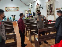 Kapolsek Wonomuyo Giat Patroli Jelang Natal