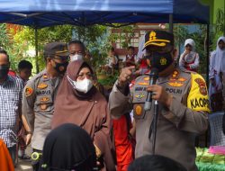 Kapolres PolMan Hadiri Undian Vaksinasi Di SDN 017 Manding