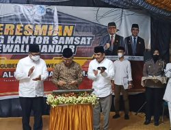 Resmikan Kantor Samsat PolMan Gubernur Pesan : Jangan Ada Pungli