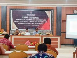 Ketua KPU PolMan Apresiasi Rakor Penanganan Pelanggaran Administrasi Proses Pemilu 2024 yang Digelar KPU SulBar.