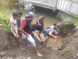 Babinsa Kalola Ajak Masyarakat Bangkitkan Budaya Gotong Royong