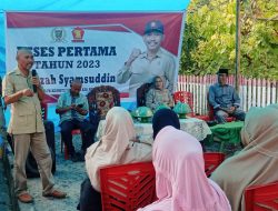 Serap Aspirasi Masyarakat, Hamzah Syamsuddin Gelar Reses Pertama Tahun 2023 Di Campalagian