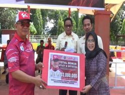 Momentum Jelang Lebaran, Bupati PolMan Bagikan Bonus Milyaran Kepada Atlet