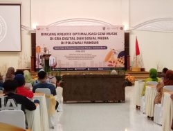 Gelar Bincang Kreatif Optimalisasi Seni Musik di Era Digital dan Sosial Media di Polewali Mandar, Ratih Megasari Singkarru Gandeng Kemenparekraf RI