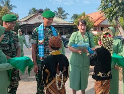 Sambangi Koramil 1402/Wonomulyo, Dandim 1402/Polman Tegaskan Netralitas TNI Pada Pemilu 2024