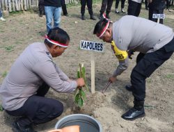 Program Polri Lestarikan Negeri Dengan Penghijauan Sejak Dini, Polres PolMan Gelar Tanam 1000 Pohon