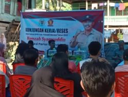 Wakil Ketua II DPRD PolMan  Hamzah Syamsuddin Gelar Reses di Desa Parappe