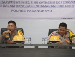 Polres Pasangkayu Gelar Latihan Pra Operasi Ketupat Marano 2024