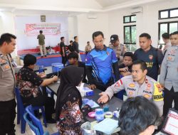 Polres Pasangkayu Gelar Donor Darah dalam rangka Hari Bhayangkara Ke-78