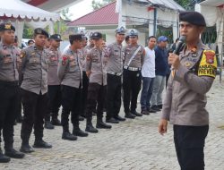 80 Personil Polres Pasangkayu Amankan Pencabuyan Nomor Urut Pilkada