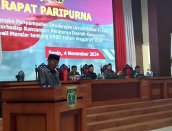 DPRD Polman Gelar Paripurna Ranperda ABPD Tahun 2025