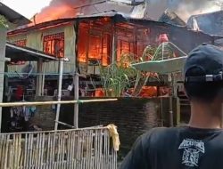 3 Rumah Kebakaran di Barru, Satu Warga Tewas Terbakar