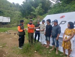 BPBD Pinrang Dirikan Tenda Darurat Ditempati Anak TK Korban Longsor Belajar dan Trauma Healing