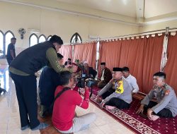 Kapolres Polman Hadiri Akad Nikah Seorang Tahanan di Masjid Al Hisbah