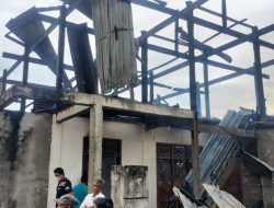 Tiga Rumah di Desa Lampoko Hangus Terbakar, 1 Unit Motor Ikut Terbakar