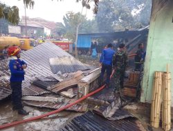 Kebakaran di kelurahan Sidodadi Dua Rumah Hangus Terbakar