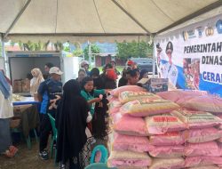 Dinas Ketahanan Pangan Pemprov SulBar Gelar Pasar Murah