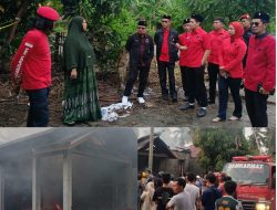 Anggota DPRD Fraksi PDI-P Pasangkayu Kunjungi dan Beri Santunan kepada Korban Kebakaran di Jl Andi Depu