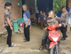 Personil Polsek Wonomulyo Mendatangi TKP Dugaan Tindak Pidana Pencurian Motor di Desa Sumberjo