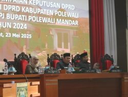 Rapat Paripurna DPRD Polewali Mandar Penyampaian Rekomendasi Terhadap LKPJ Bupati Tahun 2024
