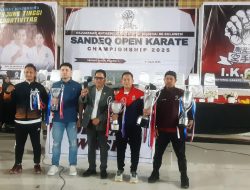 Makassar Juara Umum Sandeq Open Karate Championship 2025