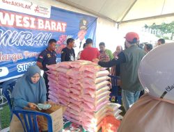 3,5 Ton Beras Habis Terjual dalam Pasar Murah Sulbar, Masyarakat Diimbau Tidak Menimbun