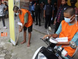 Kasat Reskrim Pimpin Langsung Rekonstruksi Korban YD Meninggal Dunia Yang Dilakukan Oleh 2 Orang Remaja