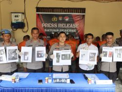 Polres Polman Gelar Press Release Operasi Antik Marano 2025 di Mapolres Polman