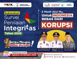 Bersama Wujudkan Pemerintah Provinsi Sulawesi Barat yang Berintegritas – Pemprov Sulbar Ajak Masyarakat Ikuti Survei Penilaian Integritas (SPI) 2025
