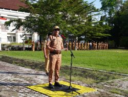 Sekda Polewali Mandar Tekankan Disiplin, Pelayanan Publik, dan Evaluasi Kinerja dalam Apel Gabungan OPD