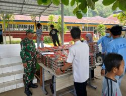 Kodim 1402 Polman Pendampingan Program MBG, Mewujudkan Peningkatan Kesehatan Generasi Muda