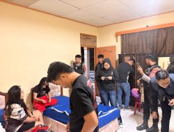 Polres Polman Gelar Razia Gabungan Bersama PM TNI AD Sasaran Hotel, Penginapan, Tempat Karaoke dan Kos-kosan