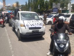 Aliansi Masyarakat PolMan Unjuk Rasa Tuntut Menolak Kriminalisasi Kasus Herwin