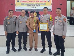 Bhabinkamtibmas Desa Sidorejo Juara 2 Lomba Satkamling Polda Sulbar 2025