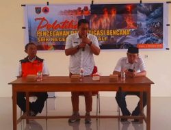 BPBD Gelar Pelatihan Mitigasi Bencana di SMK Negeri 2 Polewali