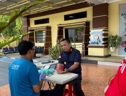 Giat Donor Darah dalam Rangka Peringatan Hari Bhakti Imigrasi dan Pemasyarakatan Ke-1 Tahun 2025