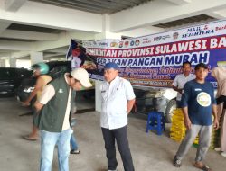 Hari Kedua Pasar Murah Pemprov Sulbar Depan Kantor Perpustakaan, Masyarakat Antusias