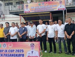 Bupati Pasangkayu Buka Bupati Cup 2025, 12 Klub Siap Bersaing Rebut Rp300 Juta