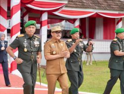 Hari Juang TNI AD ke-80, Gubernur SDK Tegaskan TNI Pilar Pertahanan dan Pembangunan