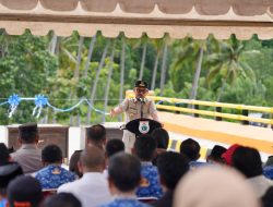 Gubernur Suhardi Duka Tinjau Rekonstruksi Tanggul Tapandullu dan Resmikan Jembatan Nipa-Nipa