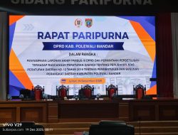 DPRD Polman Sahkan Perda Kelembagaan, OPD Dipangkas Jadi 27