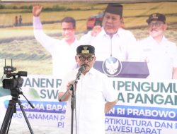 Gubernur Sulbar Dorong Kenaikan IP, Naikkan Produksi Setara Cetak Sawah 30 Ribu Hektare