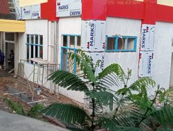 Pembangunan Gedung UTD RSUD Pasangkayu Senilai Rp 4,1 Miliar belum rampung.