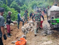 Hari 7 Pra-TMMD ke-127, Kodim Polman Mulai Garap Sejumlah Sasaran Fisik