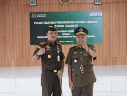 Lantik Kasi Intel, Kajari PolMan Tekankan Integritas Dan Transparansi