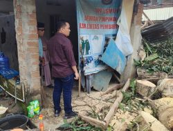 Pohon Tumbang Rusak Rumah Warga Kurang Mampu, Ketua DPRD Fahry Tinjau Langsung Dan Beri Bantuan