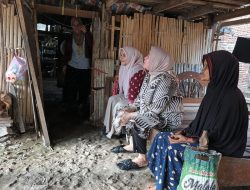 Pastikan Tepat Sasaran Staf Ahli PKK SulBar Hj. Fatmawati Salim Salurkan Bantuan Secara Door To Door