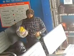 Aksi Pencurian Helm Di Kilinik Wilayah Rappocini Terekam CCTV