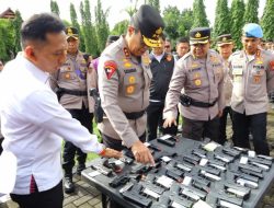 Kapolda Sulsel Pimpin Apel Pengecekan Senpi Serentak Dijajaran Polda Sulsel