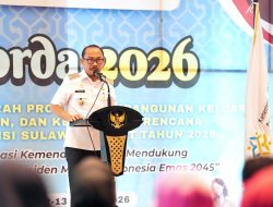 Gubernur Suhardi Duka Buka Rakorda Bangga Kencana : Fokus Perkuat Keluarga Sejahtera